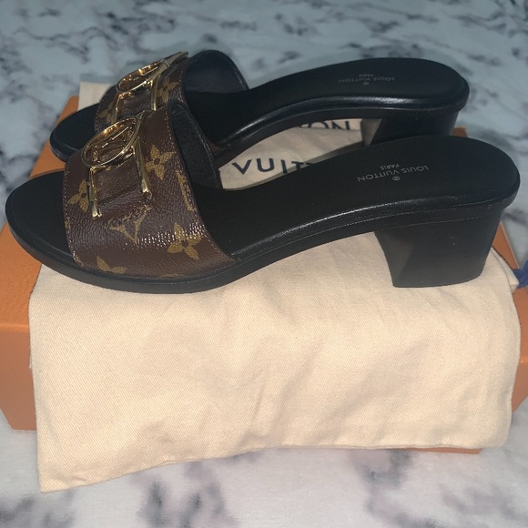 Louis Vuitton sandals slides heels - Picture 4 of 9
